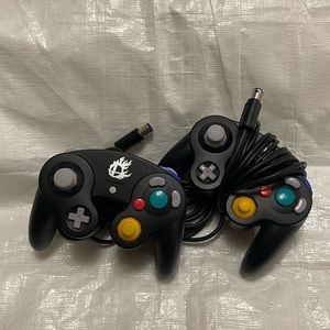 2 rereleased Nintendo GameCube controllers for Super Smash.